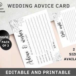 Conselhos para noiva, Conselhos para casal, Cartão de conselhos de casamento, Conselhos de casamento, Conselhos para encontros noturnos, Conselhos de viagem, Jogos para noivas