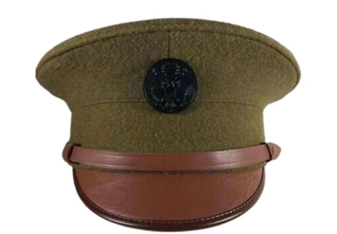 US Army Hat Insignia USA Army Enlisted Man's Visor Caps Etsy