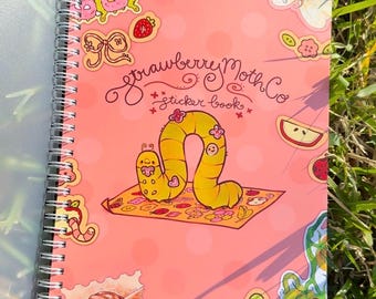Reusable Sticker Book | 50 Blank Pages | 9.9" x 7"