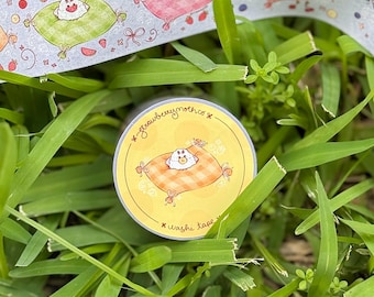 Fruit Moth Washi Tape | Cottagecore Bug Art Stationery (30mm x 10m)