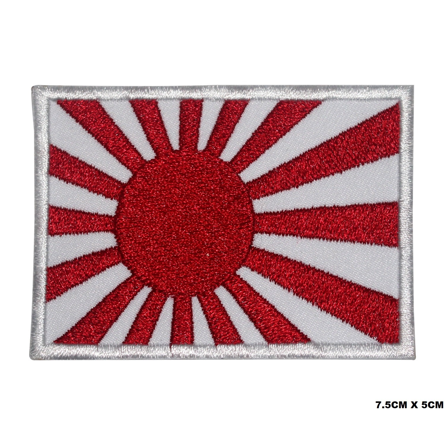 Japan Rising Sun National Flag Logo Iron-on Patch, Vinyl Player