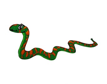 Green Snake Animal Cartoon Iron-on Patch Vinyl Player Badge - Etsy Green Snake Animal Cartoon Iron-on Patch Vinyl Player Badge - Etsy