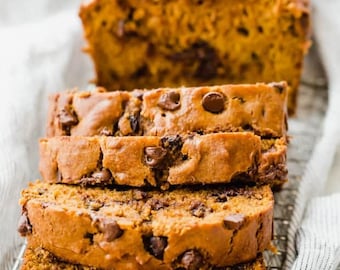 Pound Cake - Pumpkin Chocolate Chip - brunch - hostess gift - housewarming -8X5 loaf