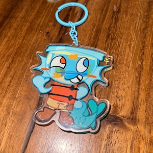 Finn  Dandys World Roblox Keychain