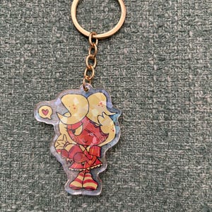 Ginger Dandys World Holographic Keychain
