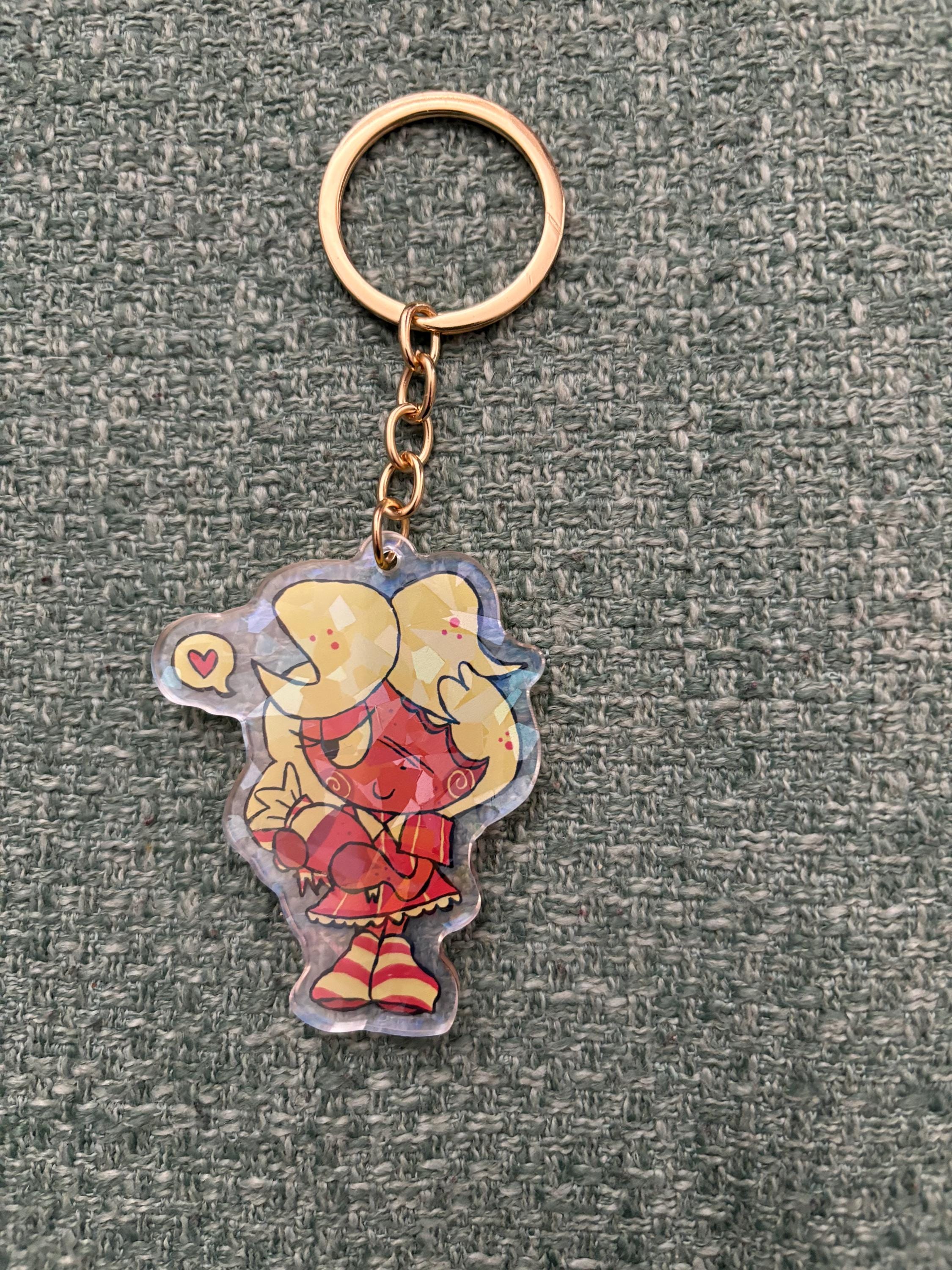 Ginger Dandys World CLEAR Keychain - Etsy Norway