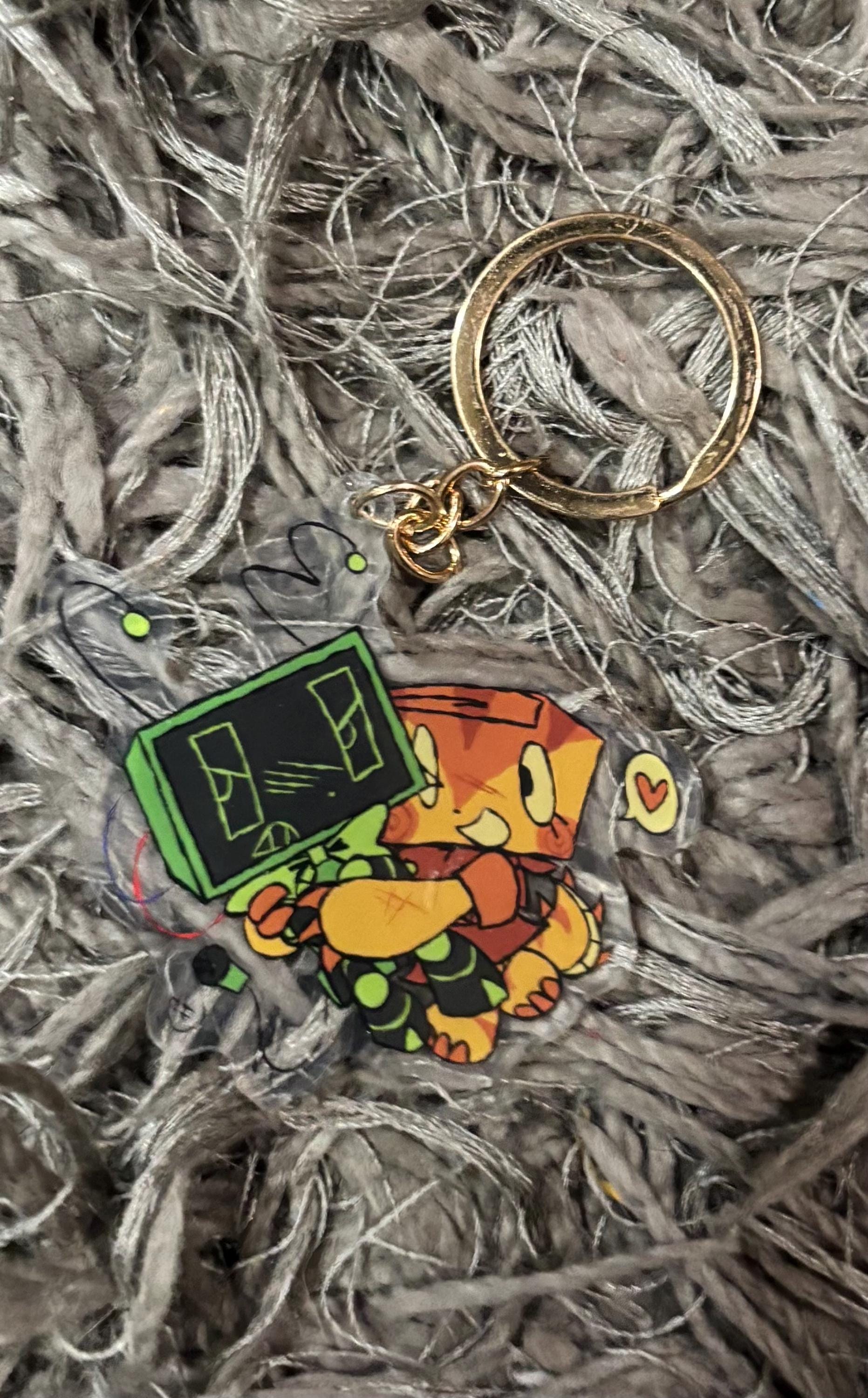 Shelly and Vee Dandys World Roblox Keychain - Etsy Norway