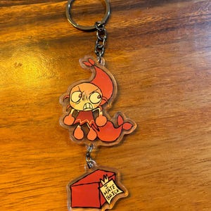 shrimpo Dandys World Roblox Keychain