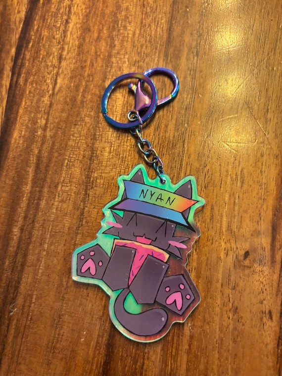 Roblox Forsaken Nyan Elliot and Tac Nayn Chance Tail- Keychains - Etsy