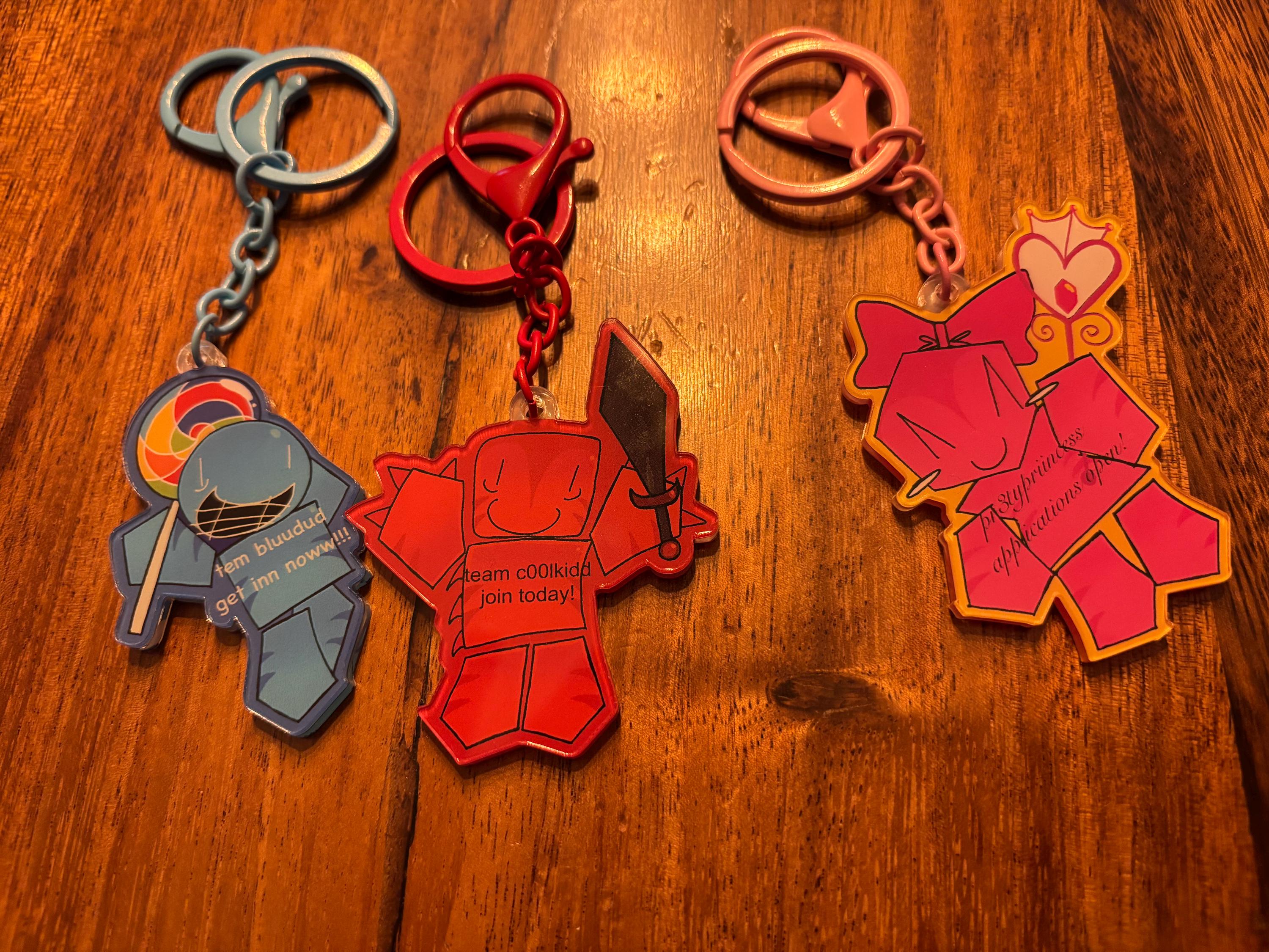 Roblox Forsaken C00lkidd Bluudude Pr3typriincess キーチェーン