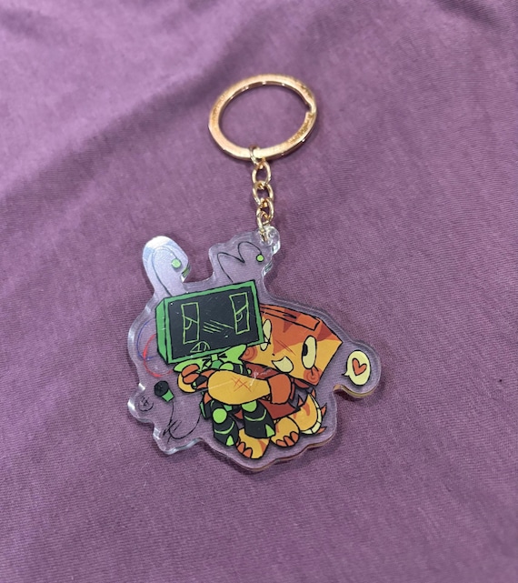 Shelly and Vee Dandys World Roblox Keychain - Etsy