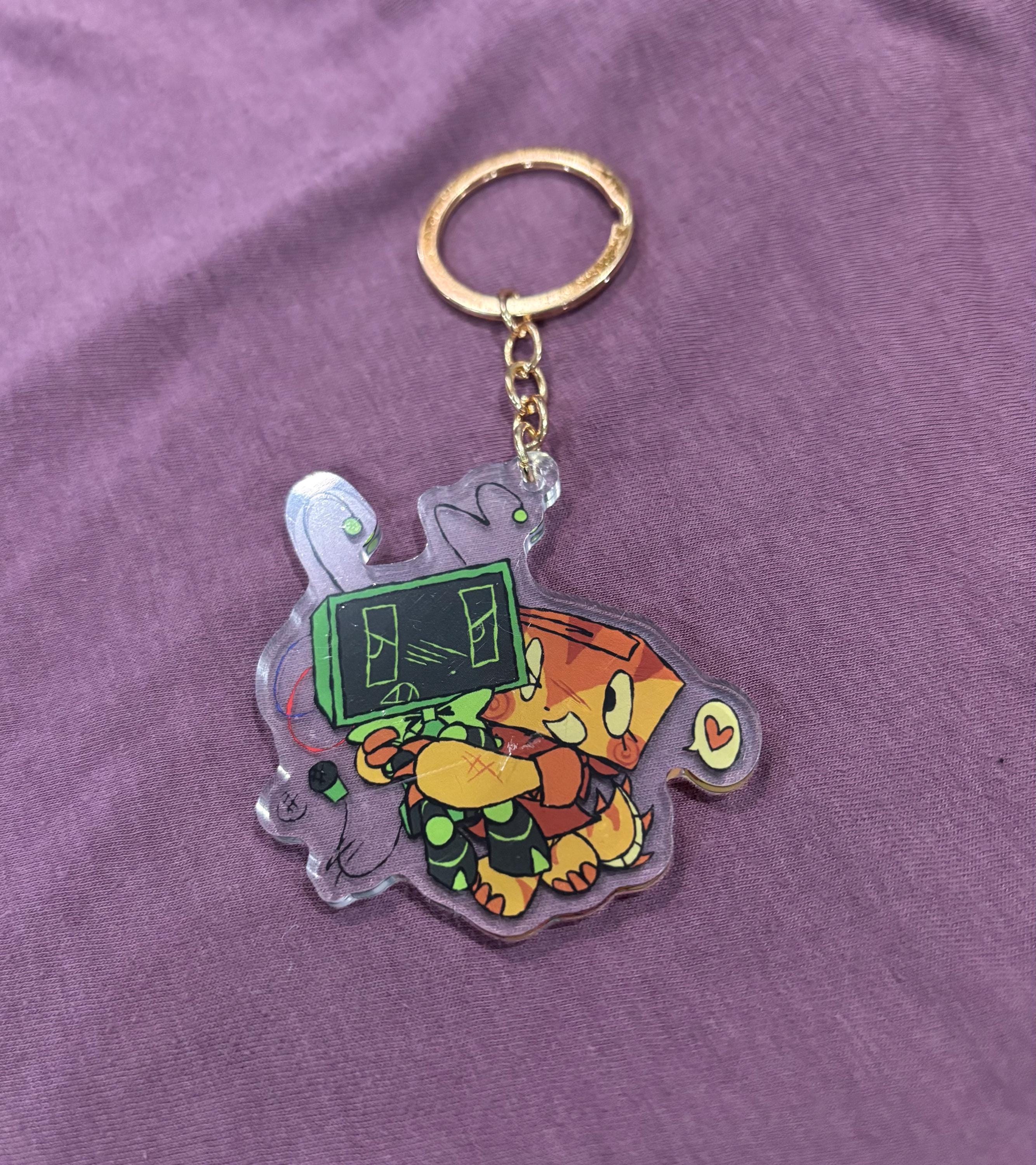 Shelly and Vee Dandys World Roblox Keychain - Etsy