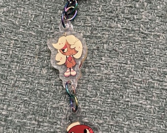 Ginger and Bobette  Dandys World Roblox Connection Keychain