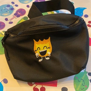 Firey Bfdi Fannypack - Firey bfdi - firey bfb - bfdi - bfb - object show - object show keychain - battle for dream island