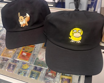 Pokemon personaje eevee sombrero papá sombrero pokemon ganger psyduck pokemon regalo cumpleaños pokemon charmander sombrero