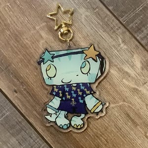 Star time Shelly Dandys World Roblox Keychain