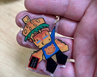 007n7 Roblox Forsaken Double-sided Acrylic Keychain - Etsy
