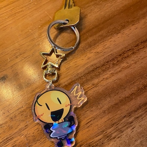 Lightbulb (Inanimate Insanity) Double-sided  Keychain