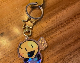 Lightbulb (Inanimate Insanity) Double-sided  Keychain