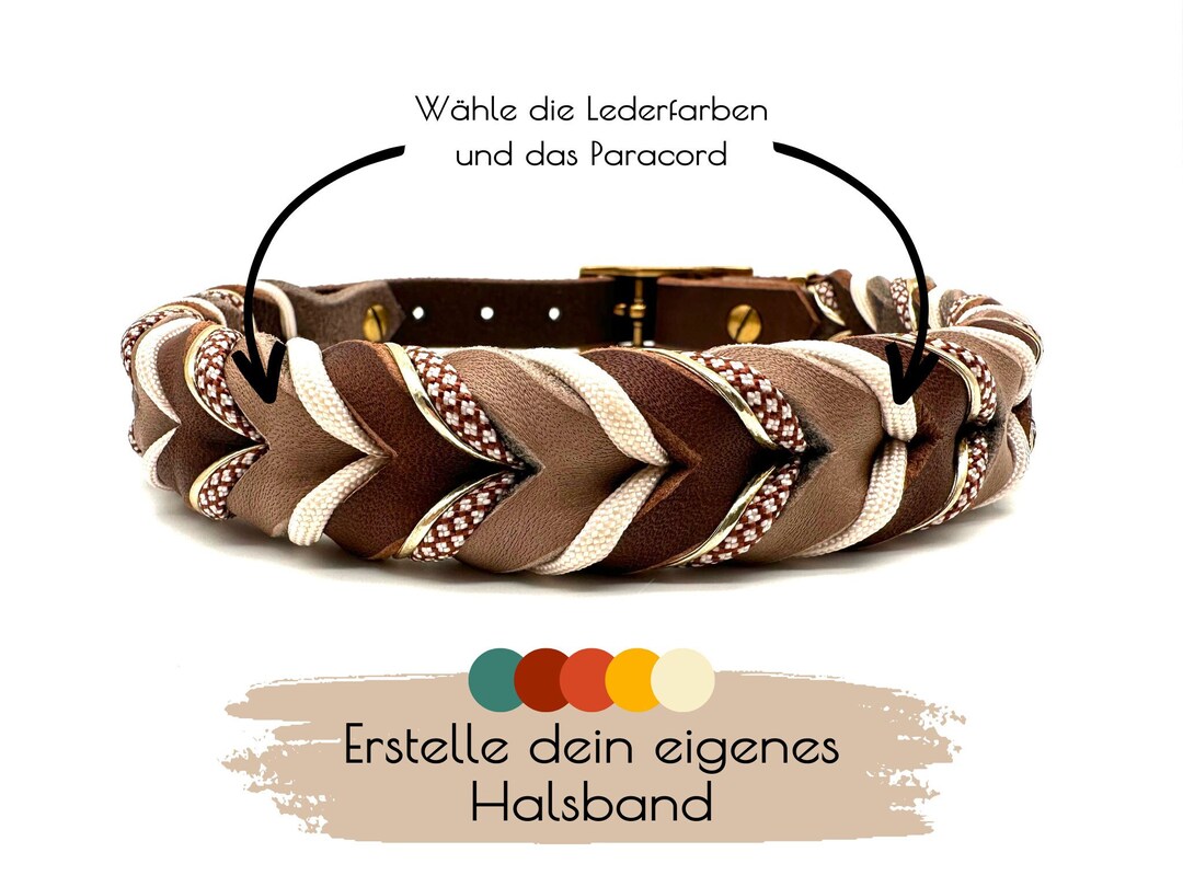 Put Together Your Own Dog Collar From Greased Leather and Etsy UK