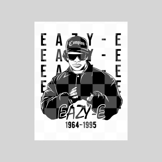 Eazy E Rapper Svg Png Pdf Jpg 90s Gangsta Hip Hop Rap N.w.a - Etsy