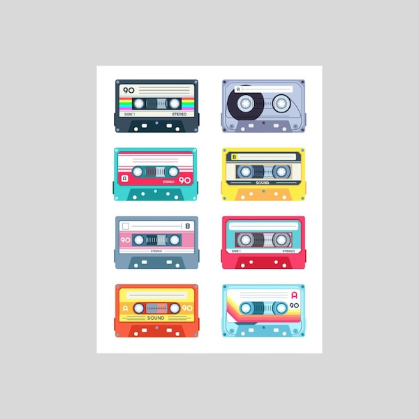 Cassette Tape Printable - Etsy