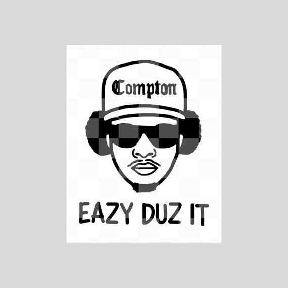 Eazy E Rapper Svg Png Pdf Jpg 90s Gangsta Hip Hop Rap N.w.a - Etsy