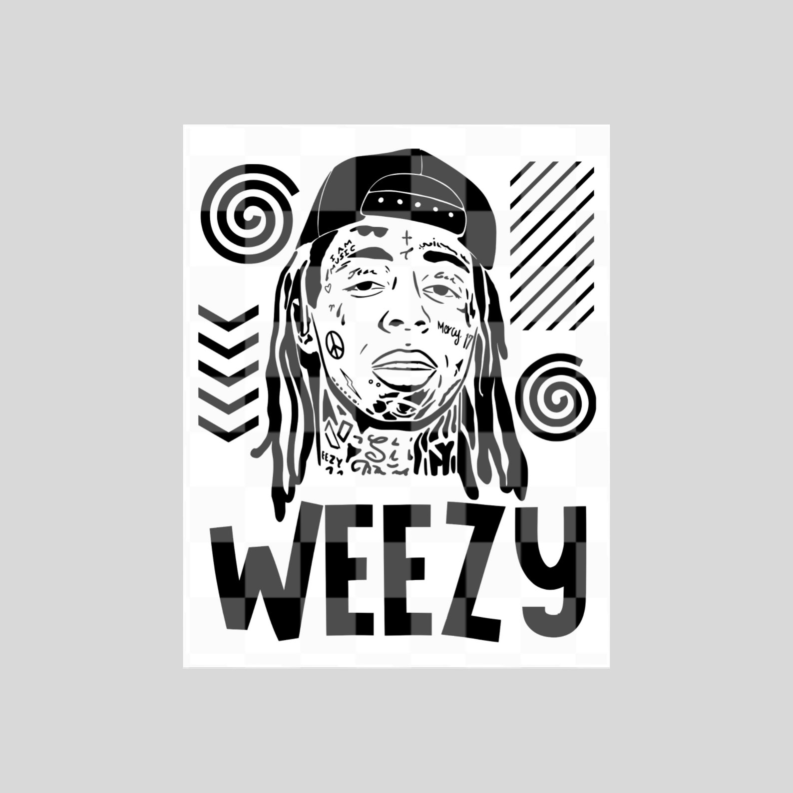 Lil Wayne Art Svg Png Pdf