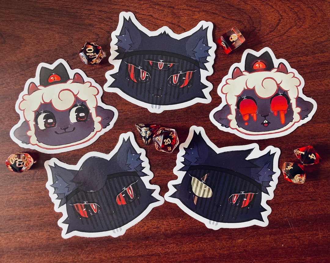 Cult of the Lamb Vinyl Stickers Etsy