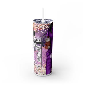 Skinny Tumbler with Straw, 20oz