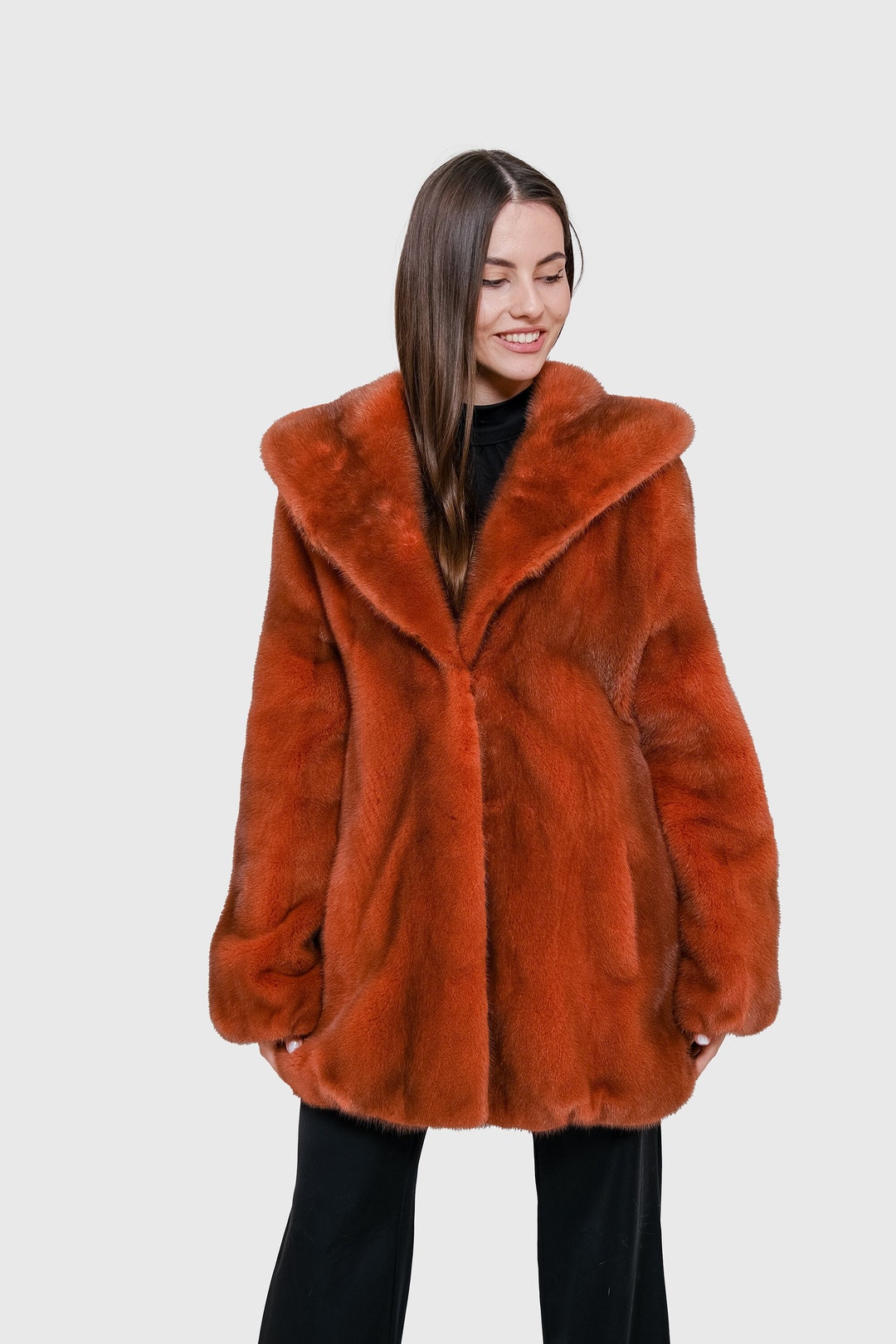 SIMONA FAUX MINK FUR COAT
