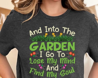 Chemise Et dans le jardin, t-shirt mon jardin, chemise jardin, chemise jardinier drôle, t-shirt de bureau jardinier, t-shirt plante d'intérieur, cadeau jardinier drôle