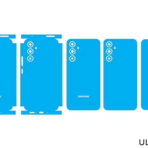 Archivo de corte vectorial de plantilla de piel Samsung A54 5G