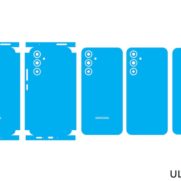 Fichier vectoriel de coupe de modèle de peau Samsung A54 5G