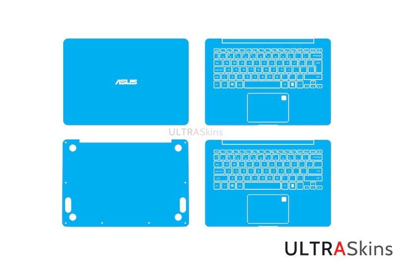 ASUS Zenbook 14 UX430 Skin Template Vector Cut File Etsy
