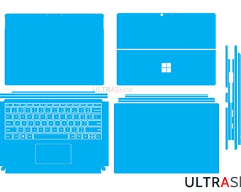 Microsoft Surface Pro X Template Vector Cut File