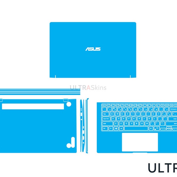 Asus Zenbook 14 UX434F Skin Template Vector Cut File