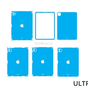 Pode incluir: Um conjunto de seis protetores de tela azuis para um iPad. Os protetores de tela são projetados para se ajustar à frente e à parte de trás do iPad, bem como à lente da câmera. Os protetores de tela são feitos de um material transparente e durável que protegerá seu iPad de arranhões e impressões digitais.