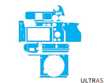 Sony A6500 Skin Template Vector Cut File