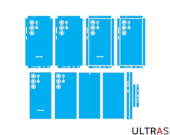 Samsung Galaxy S24 Ultra 5G Skin Template Vector Cut File