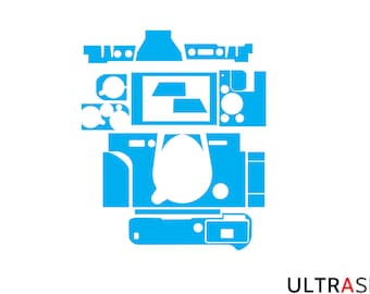 Fujifilm X-T20 Skin Template Vector