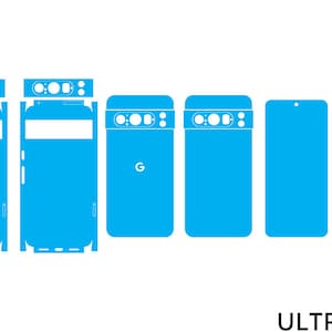 Google Pixel 8 Pro Skin Template Vektordatei