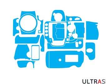 Nikon D3 Skin Template Vector Cut File