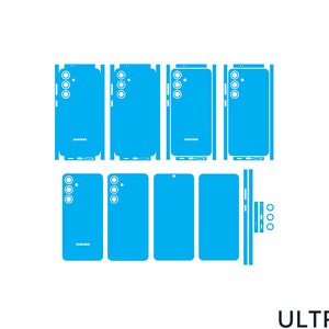 Arquivo de corte vetorial de modelo de skin Samsung S24 Plus 5G
