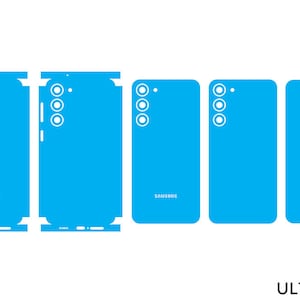 Arquivo de corte vetorial de modelo de skin Samsung S23 Plus
