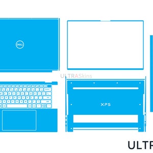 Dell XPS 9500 - XPS 9510 - Precision 5550 Skin Template Vector Cut File