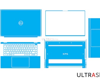 Dell XPS 9500 - XPS 9510 - Precision 5550 Skin Template Vector Cut File