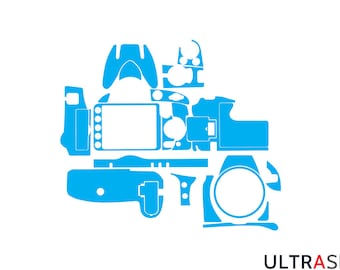 Nikon D3100 Skin Template Vector Cut File