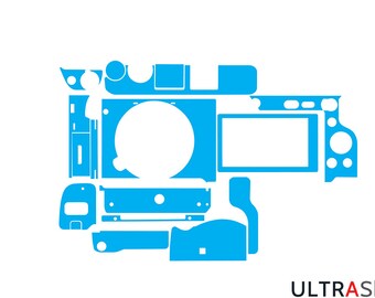 Sony A6300 Skin Template Vector Cut File