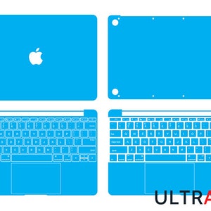 MacBook 12 pollici 2015 - 2016 - 2017 Skin Template Vector Cut File